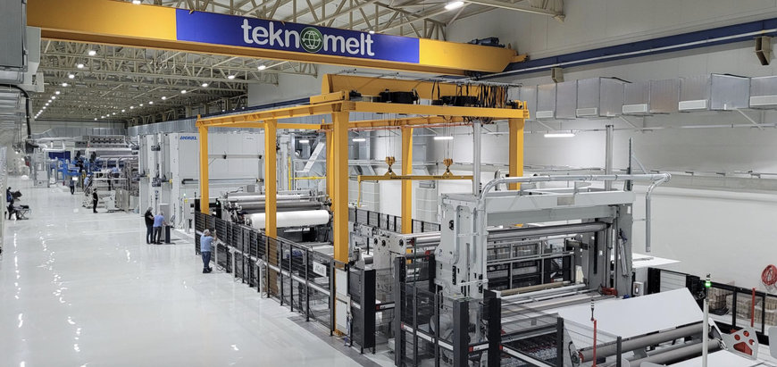 ANDRITZ PRODUCTION LINE FOR BIODEGRADABLE WIPES STARTS UP AT TEKNOMELT, TÜRKIYE